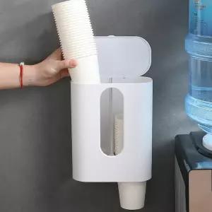 2구 종이컵디스펜서 종이컵보관함