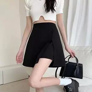 여성 봄 여름 쫀쫀 밴딩 숏 팬츠 랩스커트 치마바지 (HSJ-WF1B545)