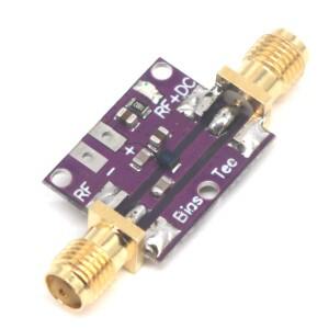 바이어스 티 10MHz -6GHz RF DC 차단기 HAM 라디오용 동축 피드 RTL SDR 워키 토키 LNA 저잡음 광대역 증폭