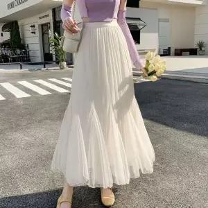 코디피셜 르네 하이 웨이스트 피쉬테일 플리츠 스커트 (HSJ-WED32F2)