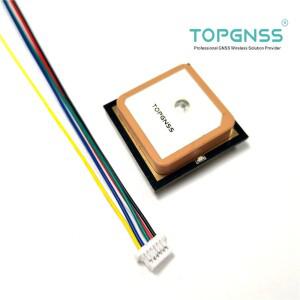 GN-801 TTL UART GNSS Modue GPS GLONASS 듀얼 모드 M8n 모듈 안테나 리시버 내장 플래시 NMEA0183 TOPGNSS
