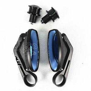 레트로 바이크 오토바이 개조 핸들, 360 도 반사경 조정 가능