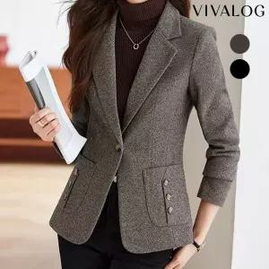 [비바로그][비바로그] 브릿 더블카라 모직 자켓