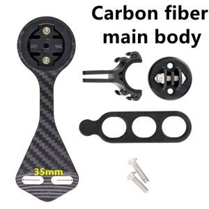 F12 용 자전거 탄소 핸들 바 카본 컴퓨터 마운트 지원, 가민 고프로 라이트 카메라 홀더