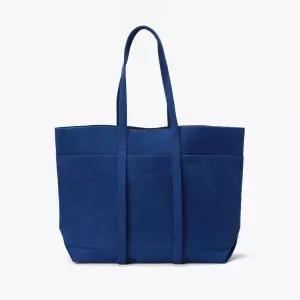 [롯데백화점]샌프란시스코마켓 [AMIACALVA 아미아칼바] WASHED CANVAS 6POCKETS TOTE (M) BLUE/ACF1M80006A