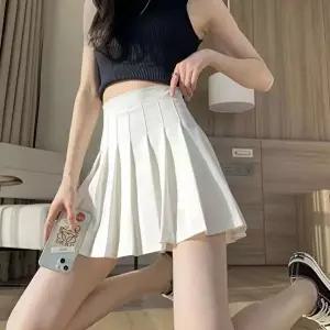 여성 2컬러 A라인 러블리 플리츠 테니스 미니스커트 (HSJ-WFIFY3Q)