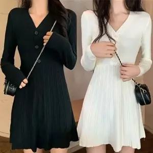 미니스커트원피스 긴팔미니원피스 긴팔원피스 가을원 (HSJ-WE8733D)