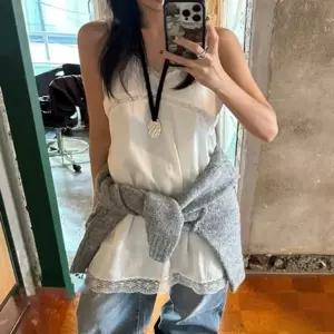 뷔스티에 끈나시 슬리브리스 민소매 스커트 원피스 (HSJ-WFHGEC9)