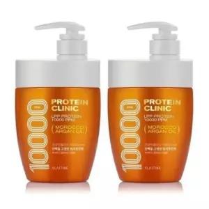 (손상케어)엘라스틴 프로틴클리닉 고영양 트리트먼트700ml 2개