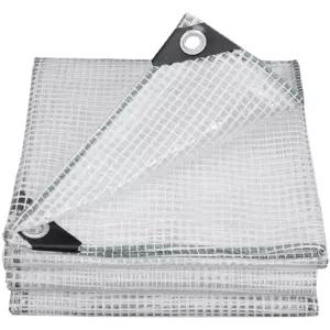 투명 천막 원단 PVC타포린 천막원단 투명텐트 덮개 정원 방한