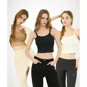 BODYWEAR 3PACK 여성 드라이셀 골지 크롭 브라탑 PMFYKCP11 1538889