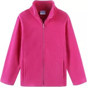 누멜피쉬 걸스 풀집 소프트 폴라 플리스 재킷 아우터웨어 코트 주머니 포함 (5-14년)