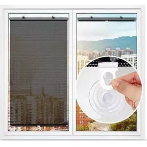붙이는블라인드 대 롤스크린 암막 반자동 설치 창문