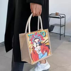 유니크한 예쁜 디자인 데일리 트렌드 에코백