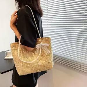 여성 가방 라탄 beige 20대가방 데일리백 백 숄더 쇼퍼 여름