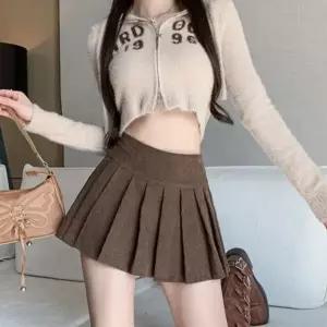 여성 골덴 주름 미니 스커트 코듀로이 겨울 짧은 치마 (HSJ-WFG3WQU)