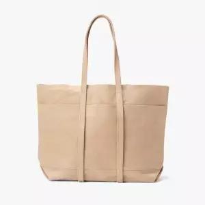 [롯데백화점]샌프란시스코마켓 [AMIACALVA 아미아칼바] WASHED CANVAS 6POCKETS TOTE (M) BEIGE/ACF1M80006