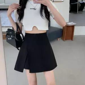 여자 봄 여름 쫀쫀허리밴딩 숏팬츠 랩스커트 치마바지 (HSJ-WF0088C)