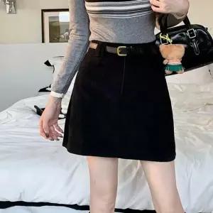 속바지 일체형 벨트 셋업 골덴 미니 스커트 (HSJ-WFA9BEF)