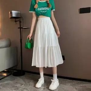 여성 주름치마 A라인 안감 하이웨이스트 날씬해보이는 (HSJ-WE54064)