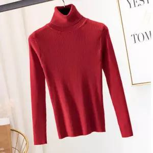 [리빌모아]여자 포근 도톰 기본 목폴라 골지 티 LDW-TSA-SSIS622-레드와인