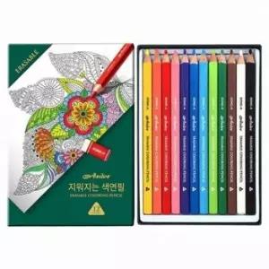 [문구] 동아 아도르 지워지는 색연필 12색 세트