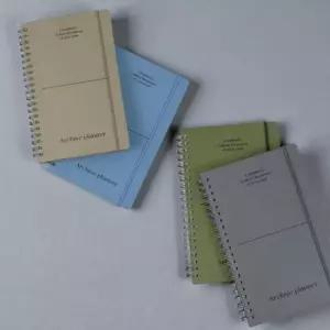 [문구] 만년형 아카이브 위클리 플래너 ver.2 밴드 수납포켓 트윈링제본