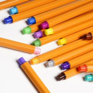 10색/18색/24색 파인 라인 펜 세트 방수 마킹 학생 필수품 그림 노트 스케치 사무용품 선물