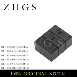 5PCS JQX-115F-I-005-1HS3 JQX HF115F I 005 012 024 1HS3 5V 12V 24V 6PIN 16A RELAY