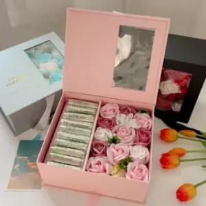 [문구] 비누꽃 JT 플라워 박스 어버이날 상자 이벤트 현금 선물 용돈 봉투 선물 고급 카네이션 돈 부모님