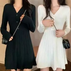 미니스커트원피스 긴팔미니원피스 긴팔원피스 가을원 (HSJ-WE8733D)