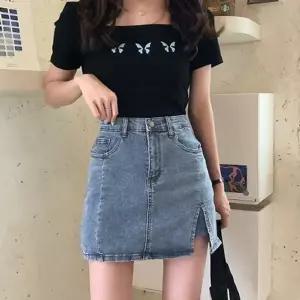 트임스판치마바지 데님트임치마바지(사이즈 택1) (HSJ-WD54F13)