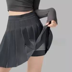 2컬러 속바지 있는 귀여운 테니스 주름 미니스커트 (HSJ-WFJO3WB)