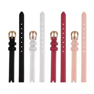 가죽 시계 로즈골드 8mm 밴드 4종 페레가모 페라가모 호환 밴드 F43030017 F43020017 화이트 블랙 레드 )