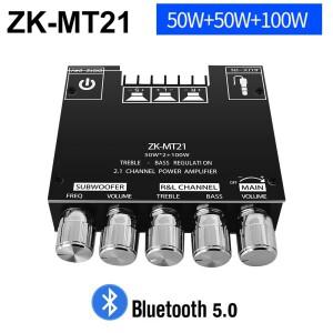 ZK-MT21 채널 Bluetooth 5.0 CS8673E 2.1 서브우퍼 증폭기 보드 50W X 2+100W 전력 오디오 스테레오 베이스
