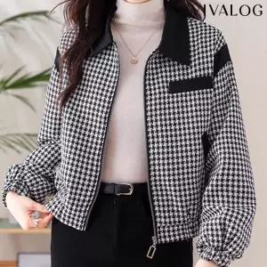 [비바로그][비바로그] 네티 밍크안감 체크 자켓