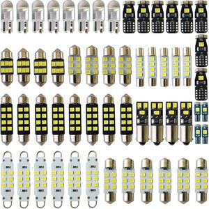 Yoper LED 전구 경차 키트 세트 Ba9s T5 T10 28mm 31mm 36mm 42mm 44mm 페스툰 실내 돔 지도 트렁크 도어 제공 베니티 번호판 화이트 패키지 57개