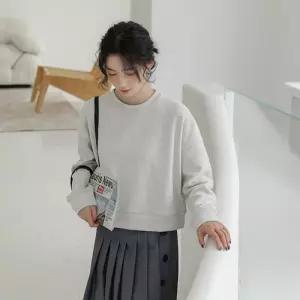 [리빌모아]여자 캐주얼 심플 무지 스티치 티셔츠 맨투맨 SDW-TSA-SLLT136