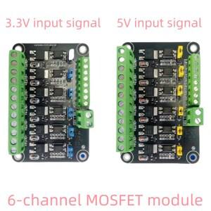6채널 MOSFET 모듈/단일 칩 마이크로컴퓨터 PLC 증폭 전계 효과 트랜지스터/광커플러 절연/드라이버 보드