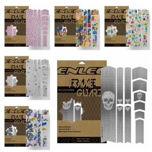 탈착식 자전거 프레임 스티커, 보호대 방수, 경량 도로  가드 커버, 긁힘 방지 PVC