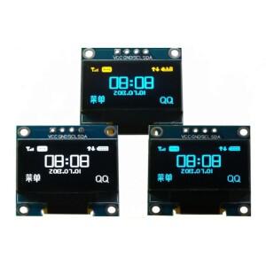 0.96 인치 oled IIC 직렬 백색 OLED 디스플레이 모듈 Arduino 용 128X64 I2C SSD1315 LCD 스크린 보드