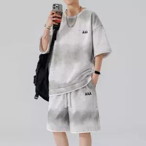 훌리오 남자트레이닝복세트 반팔 트레이닝 세트 여름 티 트렌드 반바지 UNO2