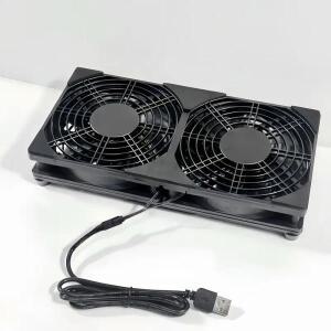 120mm 팬 라우터 냉각 DIY PC 쿨러 TV 박스 무선 저소음 DC 5V USB 전원 12CM W/나사 보호 네트