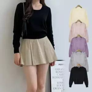 [의류] 델링 스퀘어 리얼 캐시미어 니트 SD-220805