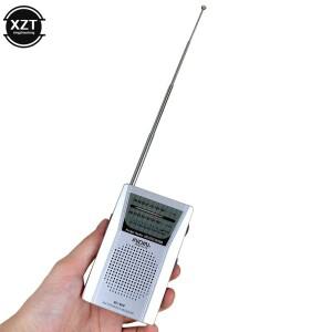BC-R60 포켓 라디오 텔레스코픽 안테나, 미니 AM/FM 2 밴드 월드 수신기, 88-108MHz, 스피커 포함, 3.5mm