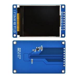 1.8 인치 풀 컬러 128x160 SPI TFT LCD 디스플레이 모듈 st7735s Arduino 용 3.3V 교체 OLED 전원 공급 장