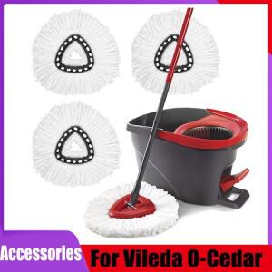 360 회전  헤드 교체 Vileda O-Cedar Mop 가정용 청소 도구 용 극세사 스핀 바닥