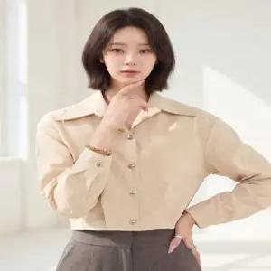 [예쎄](예쎄) 카라 버튼 크롭 점퍼(YW06JP43C)