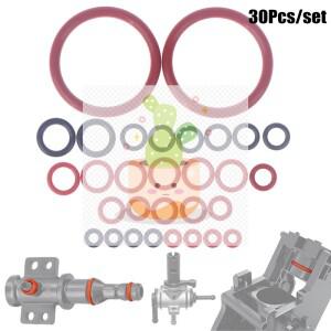30Pcs O-링 씰 키트 Saeco 커피 머신 용 실리콘 가스켓 양조 그룹 스파우트 커넥터 씰링 링 액세서리
