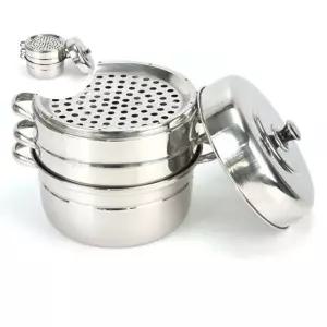 스텐 찜솥 찜냄비 찜통 만두 찜기 일반뚜껑 세트